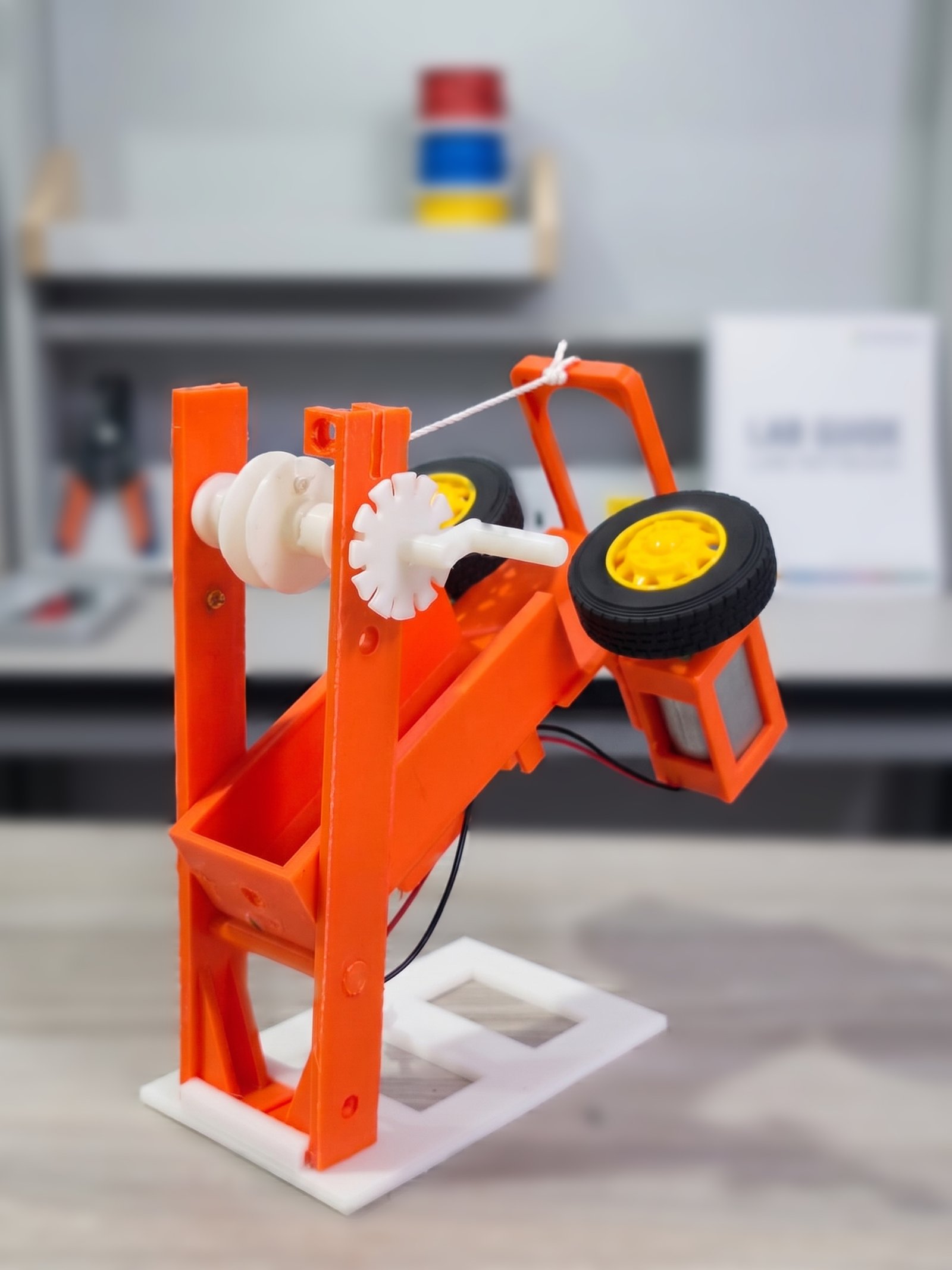 Motorized Ball Launcher - DIY STEM Kit